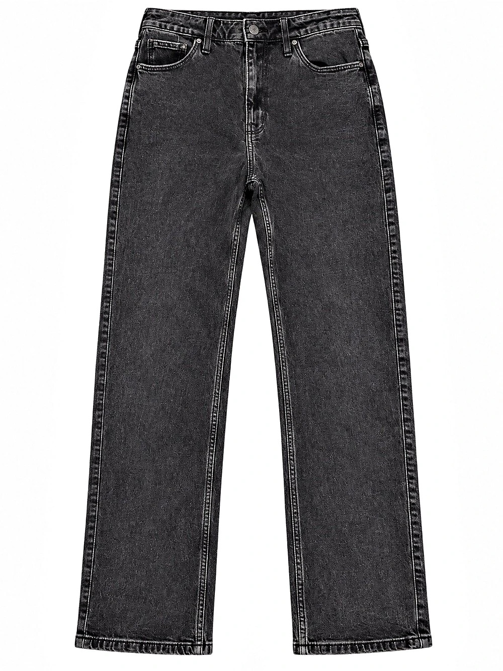 Hollister Ultra High-Rise Dad Jeans Faded Black Vintage Stretch 7R W28 L31